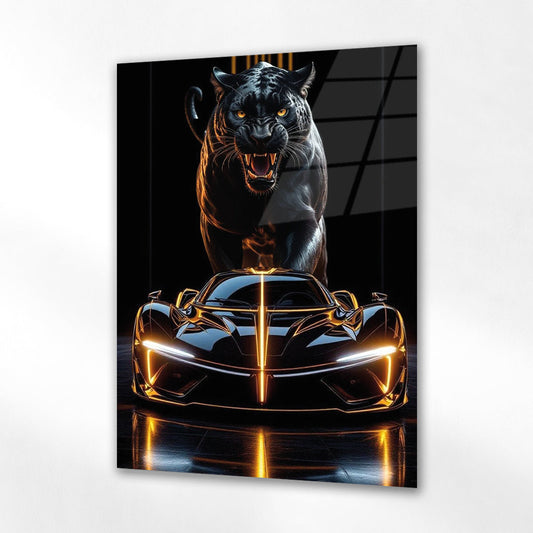 Black Panther Hypercar Cam Tablo – Güç ve Hızın Simgesi