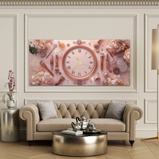 makyaj-ve-guzellik-temali-pembe-cam-saatli-tablo-4-mm
