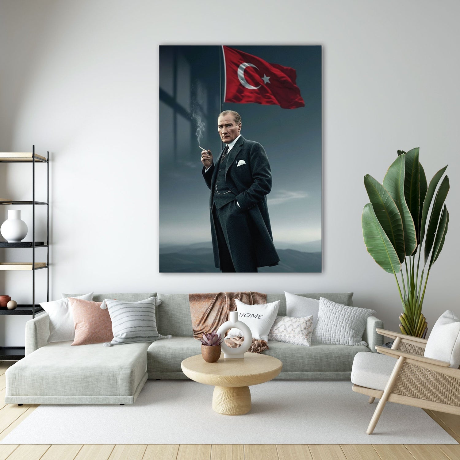 Vatan Temalı Cam Tablolar