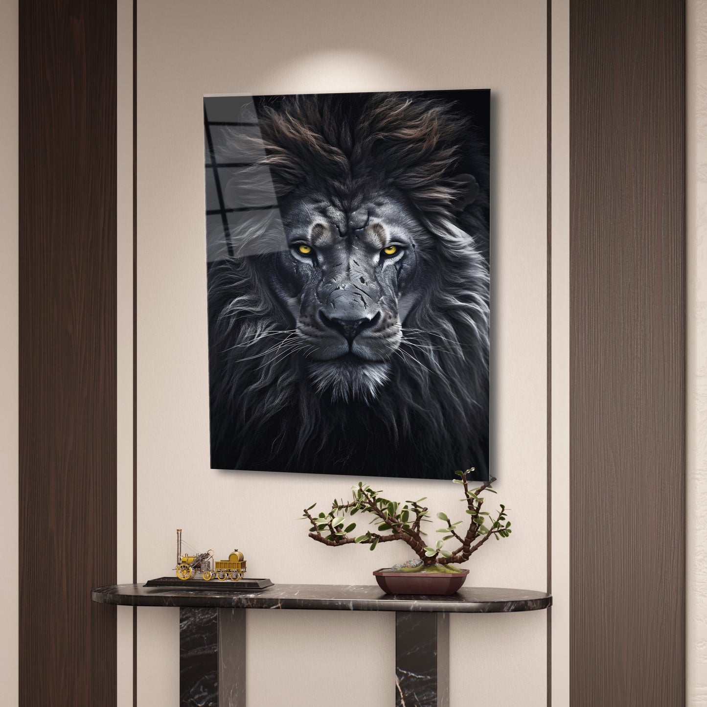 Aslan Cam Tablo – 4 mm Temperli Cam Tablo - Ev dekorasyon