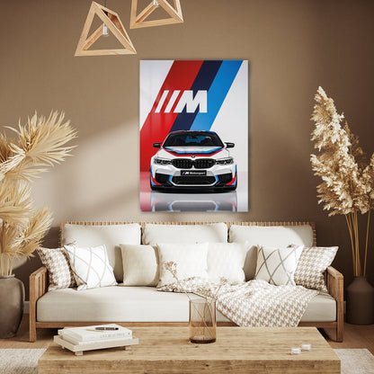 BMW M Motorsport Cam Tablo – Spor Otomobil Ön Görünüm