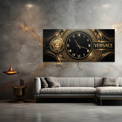 Versacee Medusa Temalı Lüks Cam Tablo