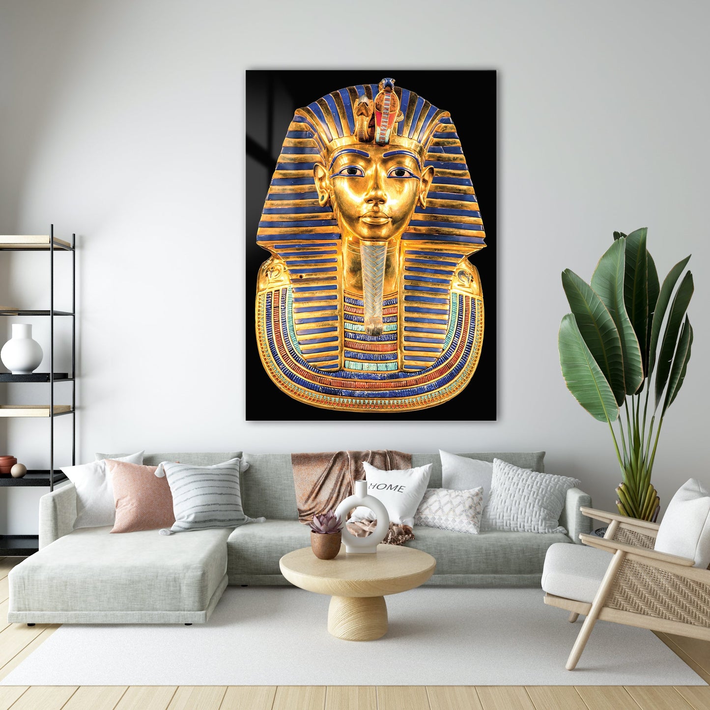 Firavun Tutankhamun Cam Tablo