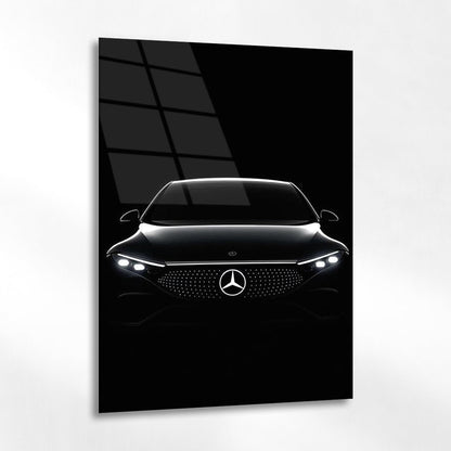 Mercedes-Benz Futuristik Siyah Cam Tablo