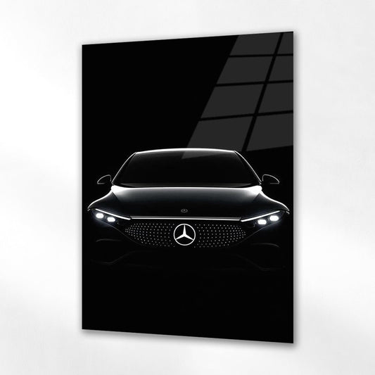 Mercedes-Benz Futuristik Siyah Cam Tablo