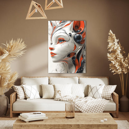 Akışkan Ruh - 4 mm Temperli Cam Tablo - Ev, ofis dekorasyon