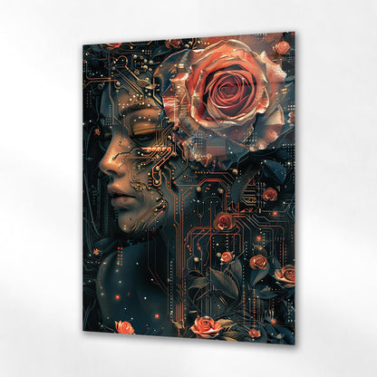 Teknolojik Aşk Cam Tablo