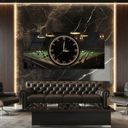 Bilardo Salonu Modern Duvar Dekorasyon Cam Tablo