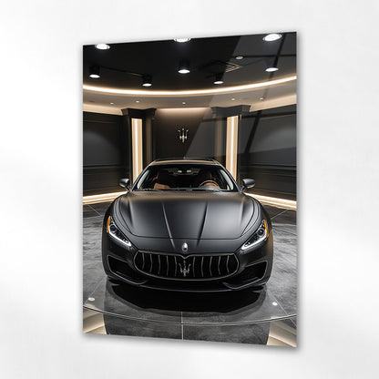 Maserati Cam Tablo – Lüks Spor Otomobil Ön Görünüm