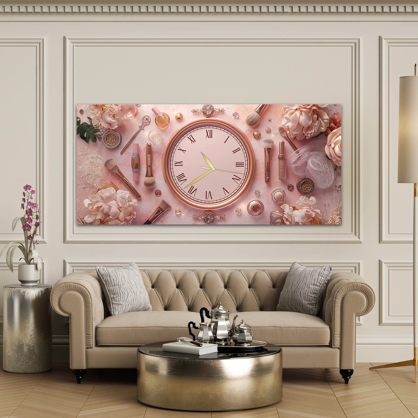 makyaj-ve-guzellik-temali-pembe-cam-saatli-tablo-4-mm