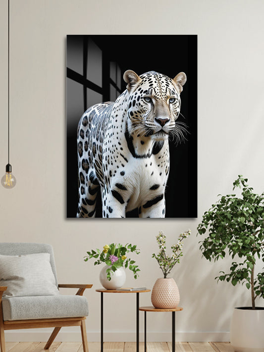 White Tiger - Glass Painting