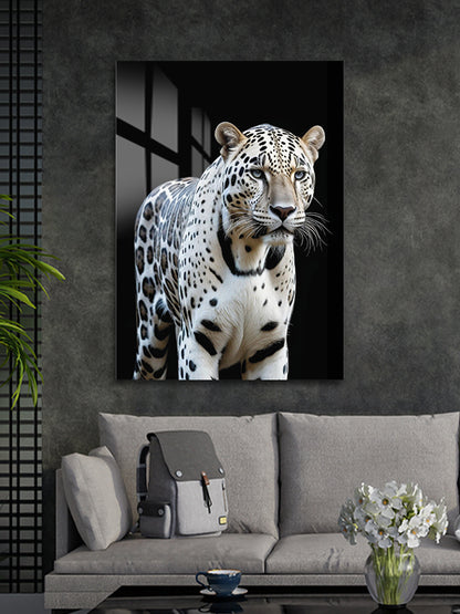 White Tiger - Glass Painting