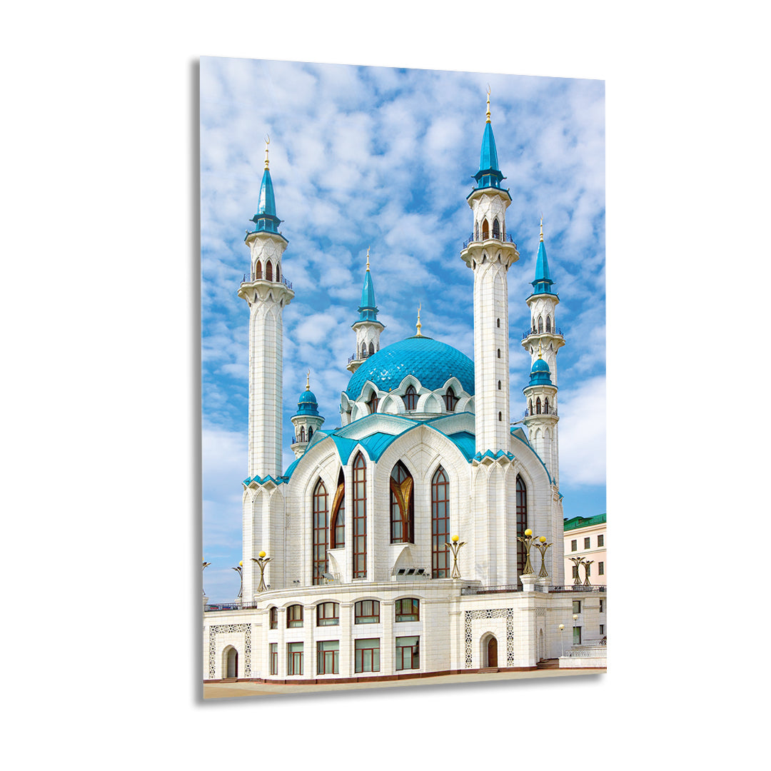 Türkiye Blue Mosque Glass Wall Painting