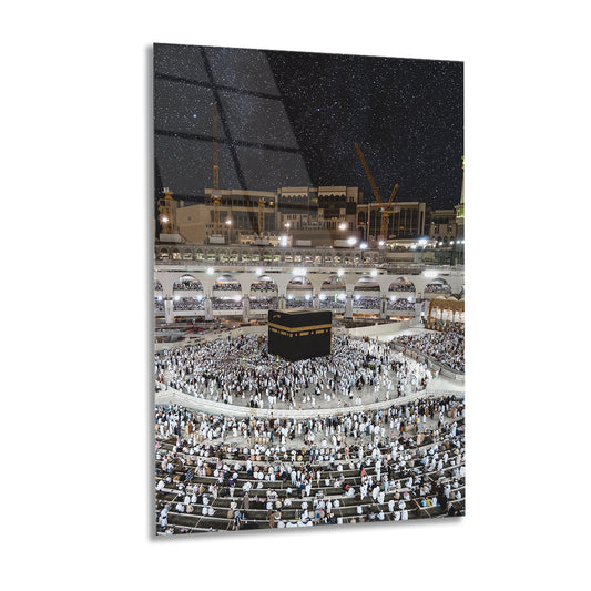 Mecca al-Mukarrama Kaaba Glass Wall Painting
