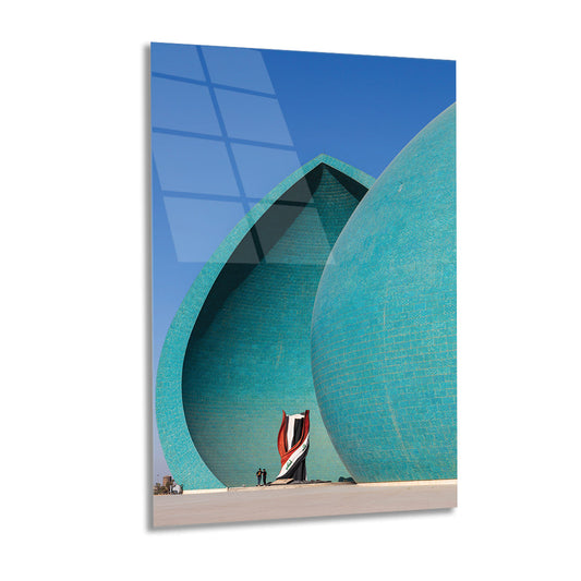 Baghdad Martyr's Memoria glass wall art - Glass Wall Art 