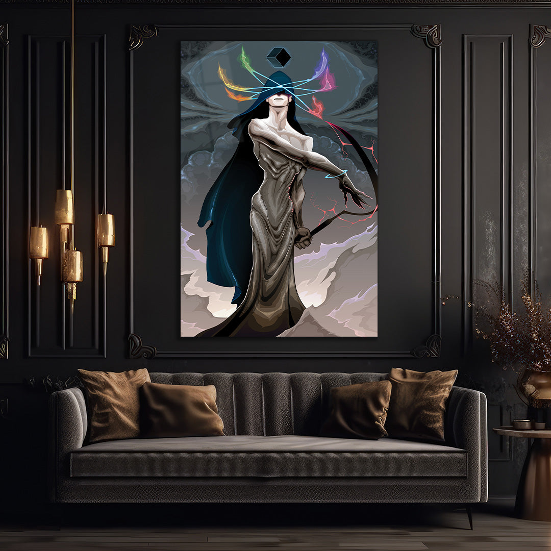 Spirituality Tempered Glass Art, Home Wall Decor, Office Wall Decor 