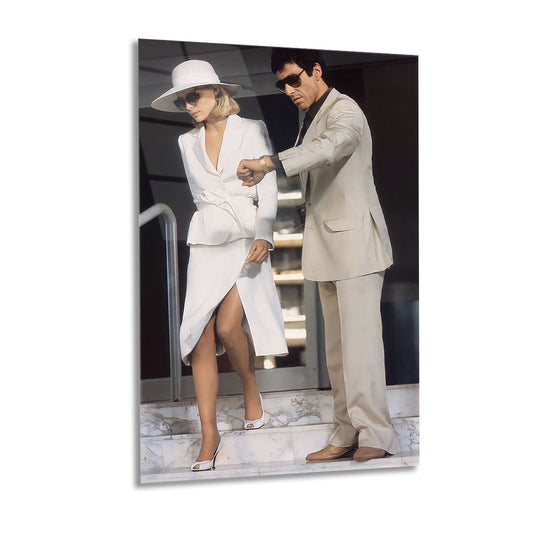 Sacrface Glass wall art 