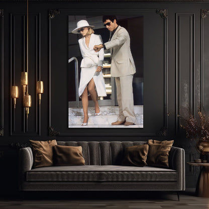 Sacrface Glass wall art 