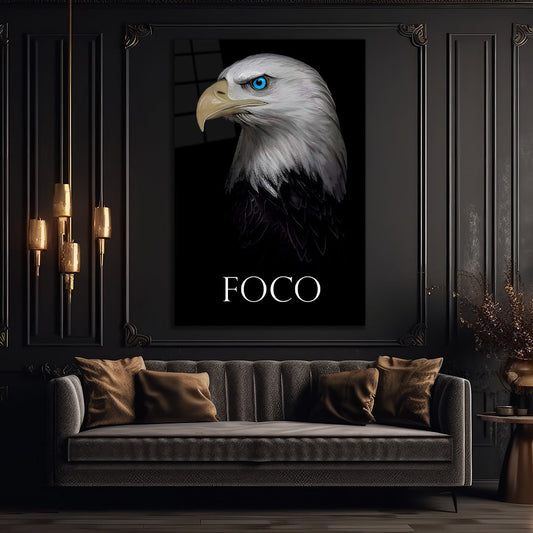 Eagle Foco Glass wall art