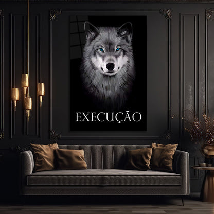Wolf Glass wall art