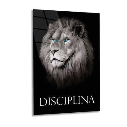 Leo The King Glass wall art