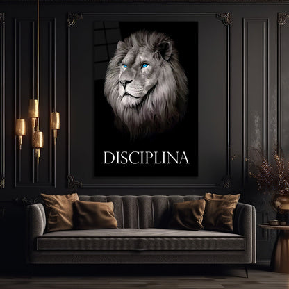 Leo The King Glass wall art