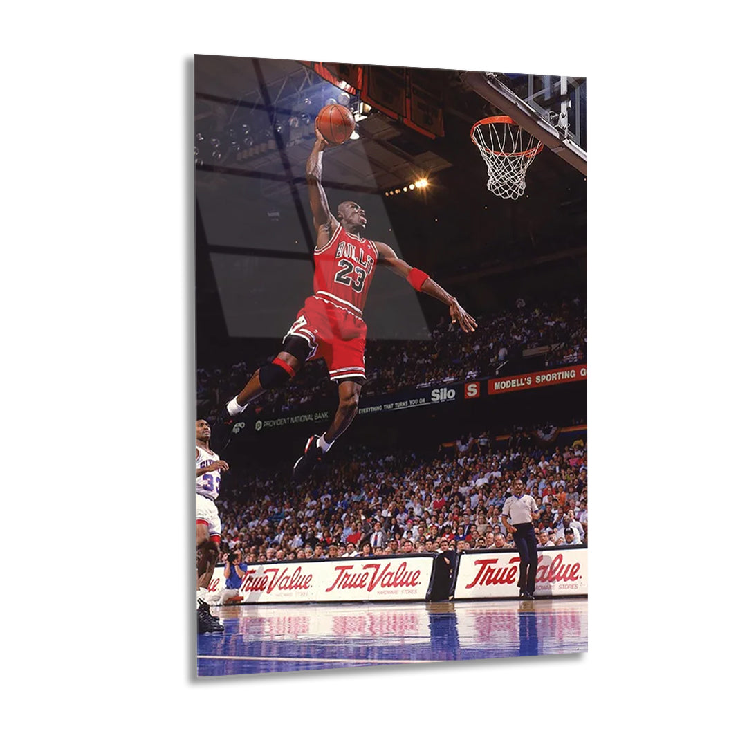 Michael Jordan Wall Art Glass