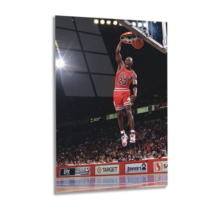 Michael Jordan Glass wall art