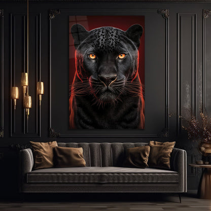 Black Panther - Glass Wall Art