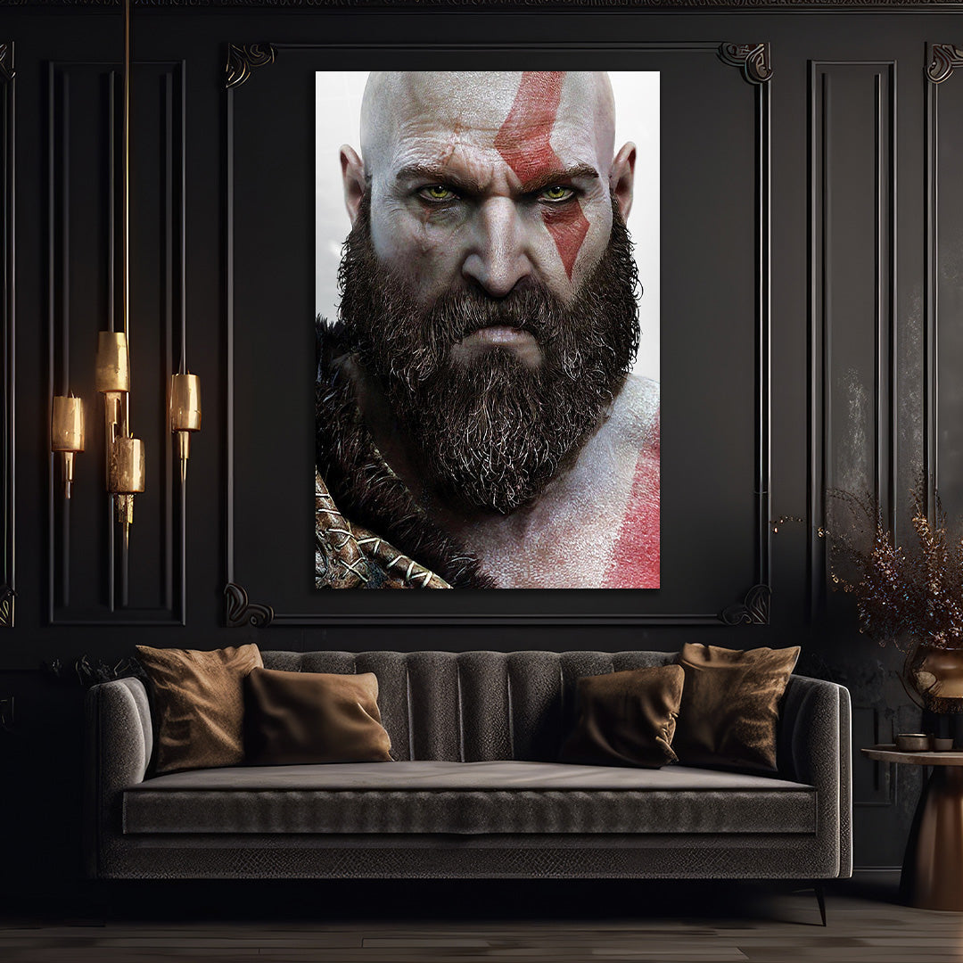 God of War Glass wall art