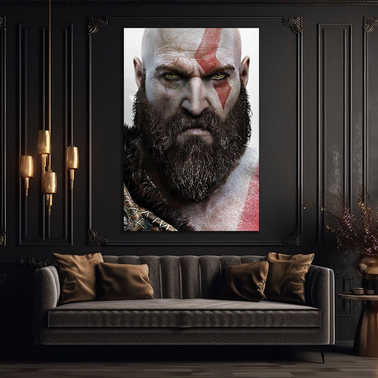 God of War Glass wall art