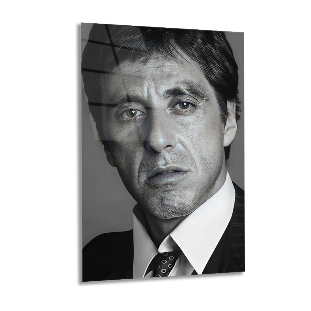 Al Pacino Glass wall art