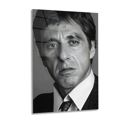Al Pacino Glass wall art