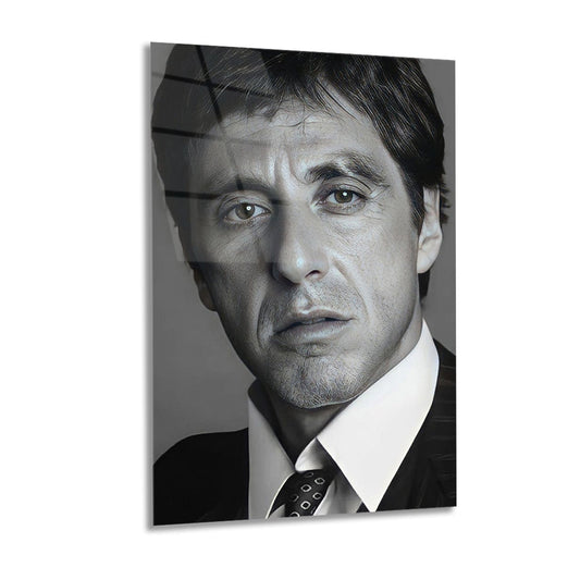 Al Pacino Glass wall art