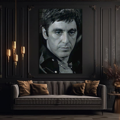 Tony Montana Glass wall art