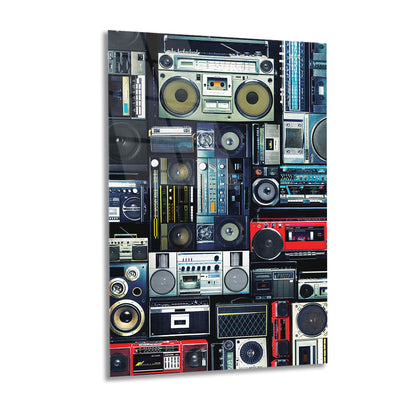 Sounds of Yesterday Glass wall art