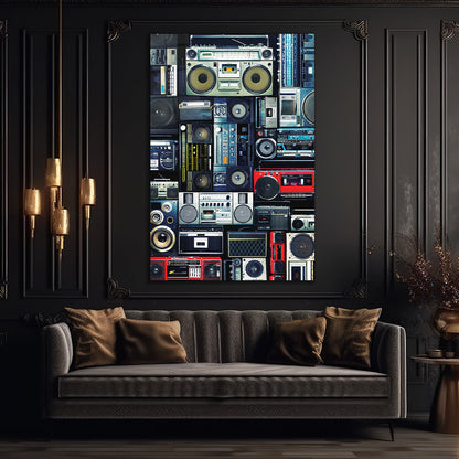 Sounds of Yesterday Glass wall art