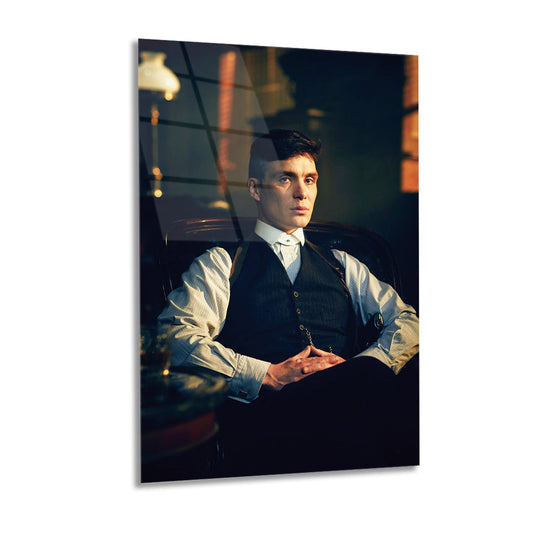 Tommy Shelby Glass wall art