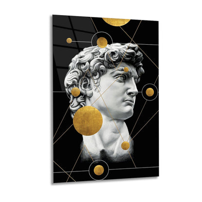 Sculpture Modern Art Glass Wall Painting