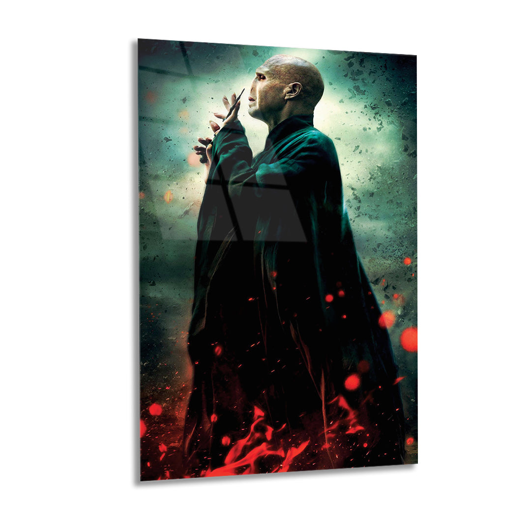 Harry Potter and the Deathly Hallows Glass Wall Art