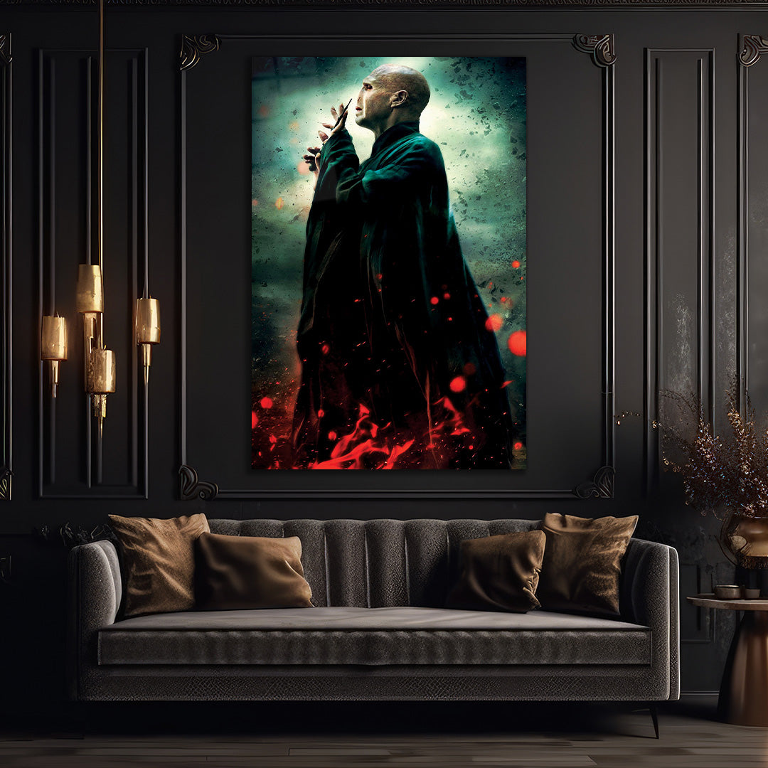 Harry Potter and the Deathly Hallows Glass Wall Art