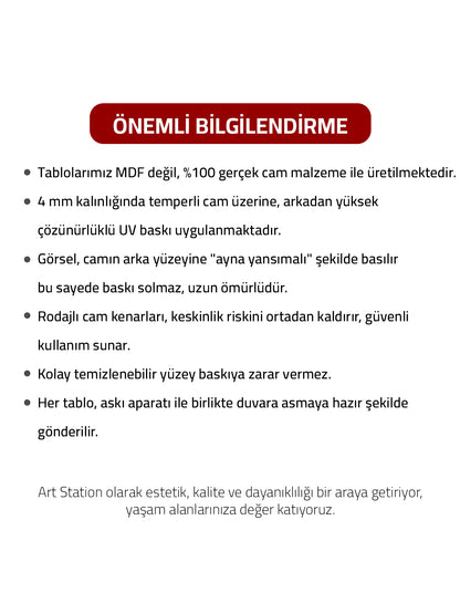 White Tiger - Glass Painting